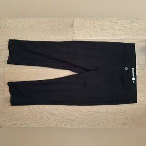 Betabrand dress pant yoga pants crop black S petite